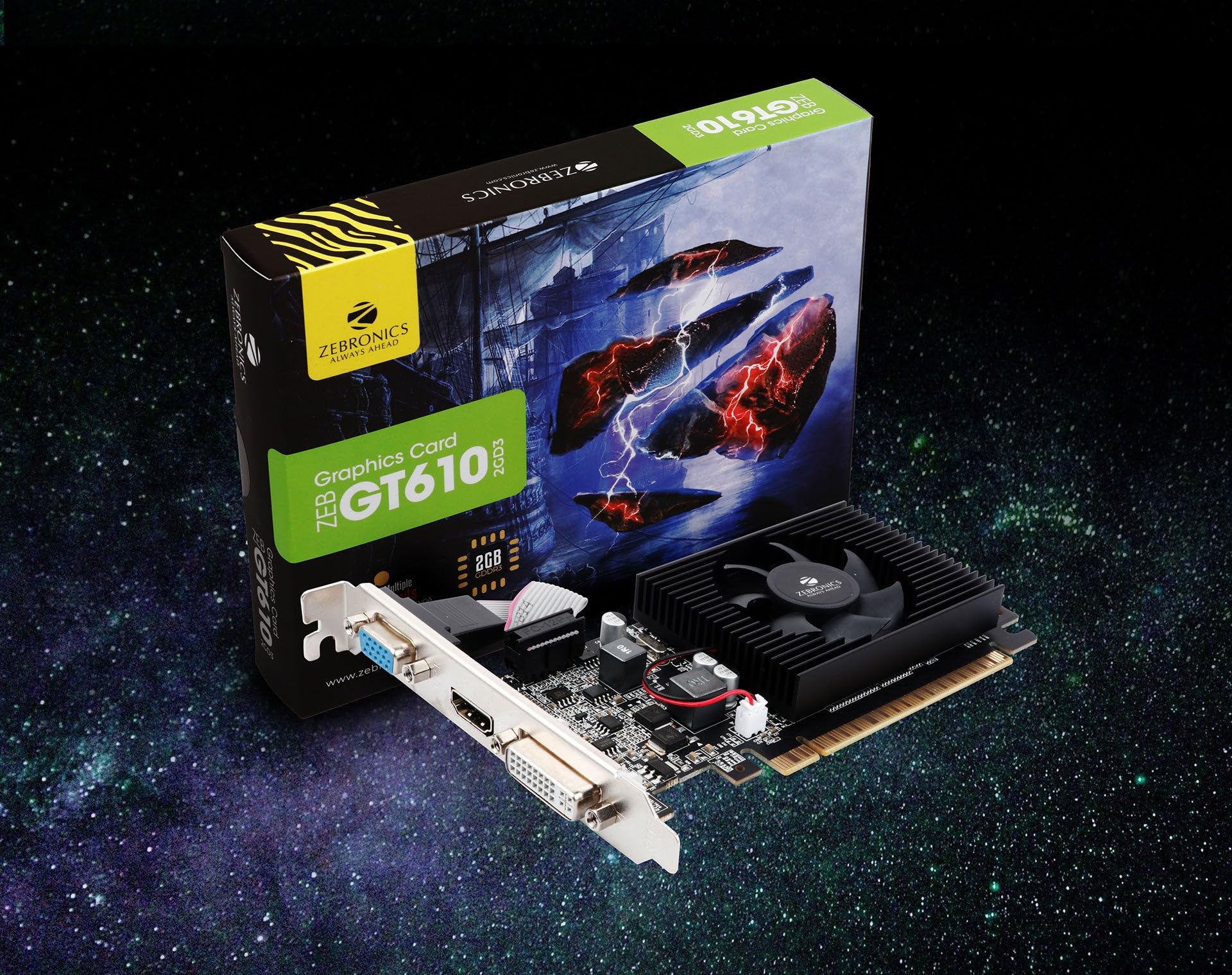 Amazon.in: Buy Zeb GT610 2GB DDR3 Graphics Card with HDMI, DVI